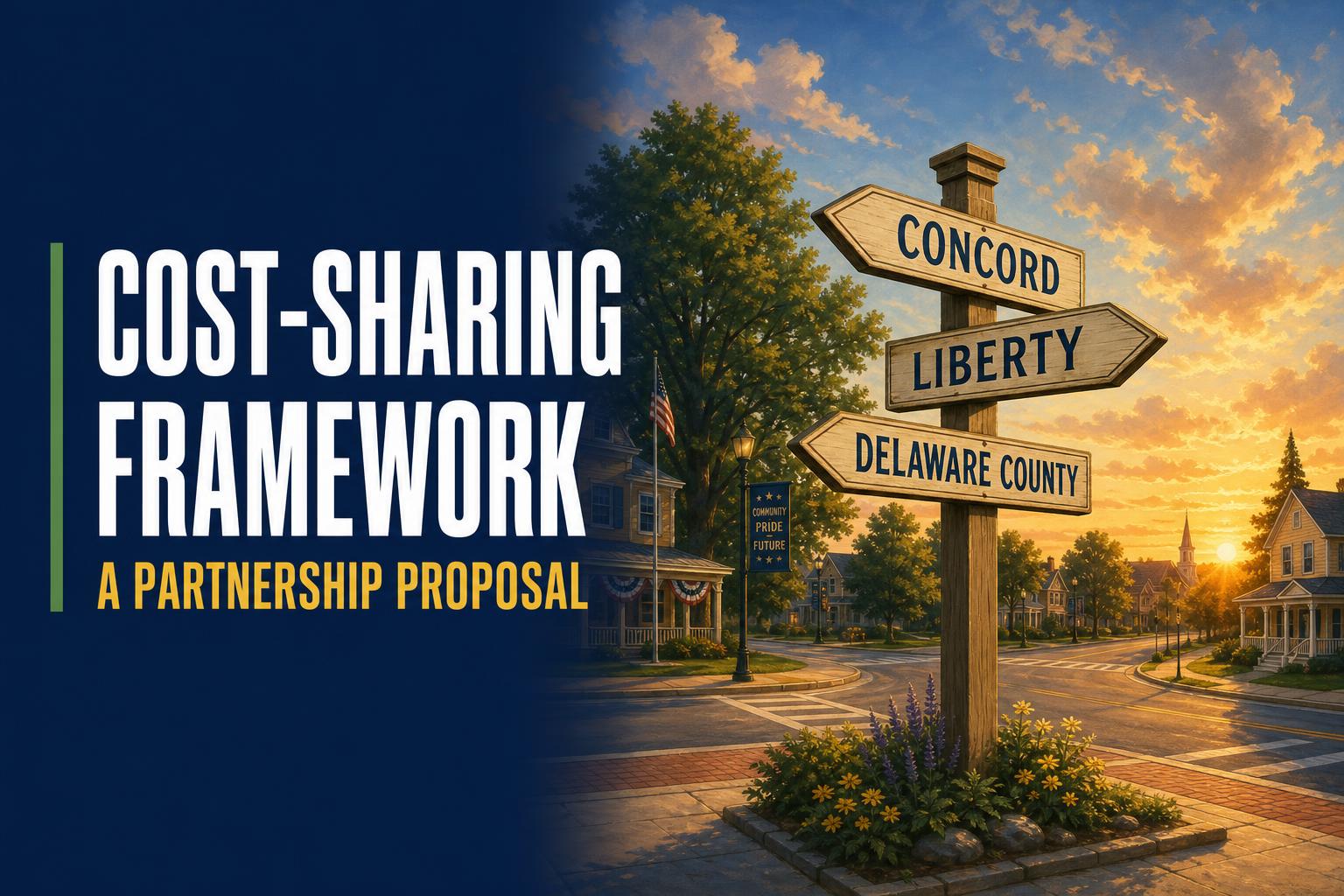Cost-Sharing Framework — a partnership proposal between Concord Township, Liberty Township, and Delaware County
